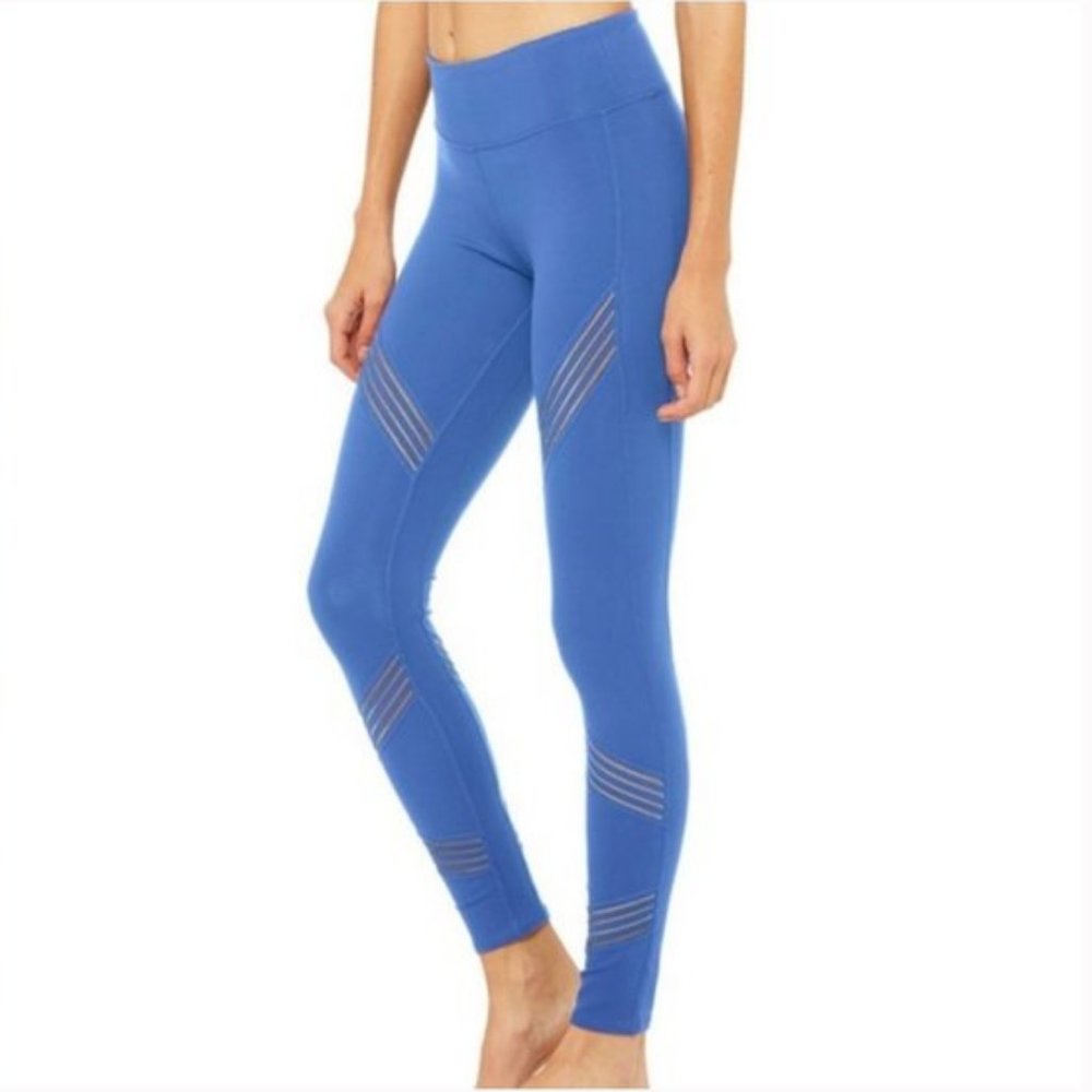 Alo Yoga Blue Multi Leggings - Size M